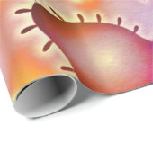 Papier Cadeau Bactéries colorées (Coin rond)