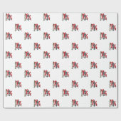 Papier Cadeau Bactériophage T4 (Plat)