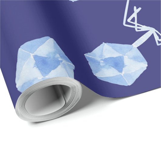 Papier Cadeau Bactériophages arc-en-ciel (Coin rond)