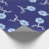 Papier Cadeau Bactériophages arc-en-ciel (Coin)