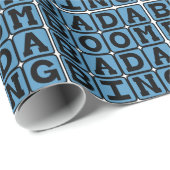 Papier Cadeau Bada Boom Bada Bing, Onomatopée Allitérative (Coin rond)