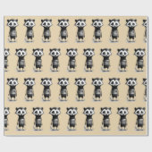 Papier Cadeau Badger de blaireau (Plat)