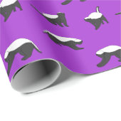 Papier Cadeau Badgers de miel (Coin rond)