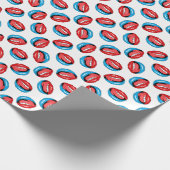 Papier Cadeau Badges de patchs de dessin : Retro Pop (Coin)