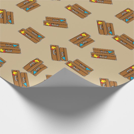 Papier Cadeau Bagages de dessin (Coin)