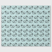 Papier Cadeau Bagues de mariage magnifiques Engagement Cadeau sa (Plat)