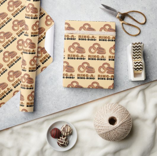Papier Cadeau Bagues d'oignon de Ring-a-Ding Fiançailles Félicat (Artisanat)