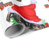 Papier Cadeau Bah Hum Carlin Noël (Coin rond)