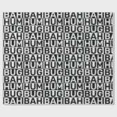 Papier Cadeau Bah Humbug (Plat)