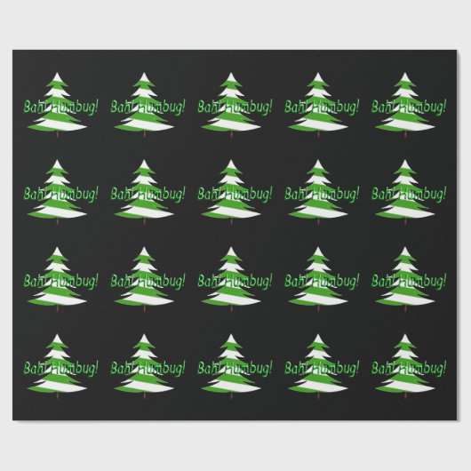 Papier Cadeau Bah ! Humbug ! (Plat)