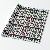 Papier Cadeau Bah humbug (Déroulé)