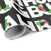 Papier Cadeau Bah humbug (Coin rond)
