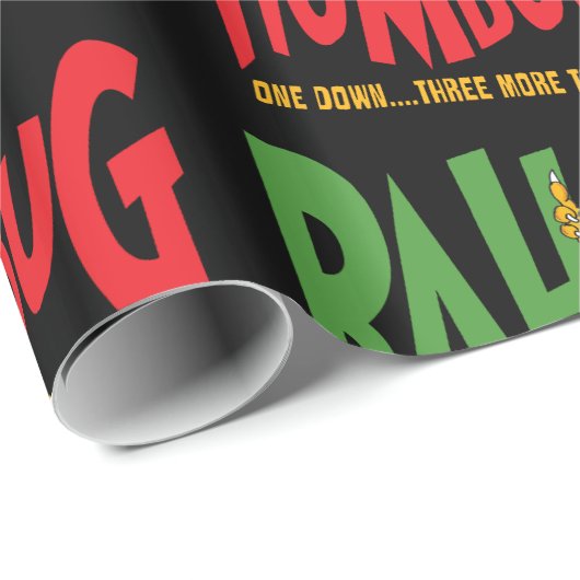 Papier Cadeau Bah humbug ! ! ! ! ! ! (Coin rond)