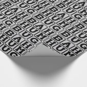 Papier Cadeau Bah Humbug, le sentiment anti-Noël (Coin)