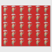 Papier Cadeau Bah Humbug Old Man (Plat)