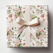 Papier Cadeau Baies d'aquarelle