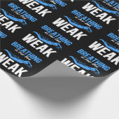 Papier Cadeau Baignade amusante Humour nageur (Coin)