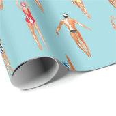 Papier Cadeau Baigneurs (Coin rond)