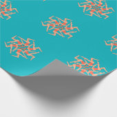 Papier Cadeau Baigneurs - Chorégraphie de natation synchronisée (Coin)