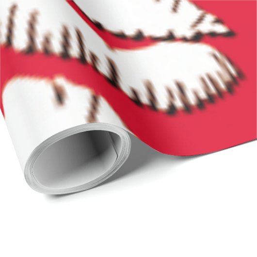 Papier Cadeau Baiser (Coin rond)