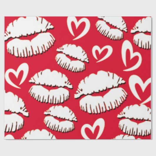 Papier Cadeau Baiser (Plat)