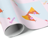 Papier Cadeau Baiser Nacho Valentines (Coin rond)
