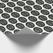 Papier Cadeau baiser personnalisé, unique, élégant et minimalist (Coin)