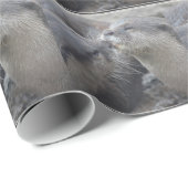 Papier Cadeau Baisers des loutres de rivière (Coin rond)