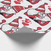 Papier Cadeau Baisers Gnome adorables (Coin)