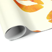 Papier Cadeau Baisers, Papier d'enveloppement des lèvres, 30 po  (Coin rond)