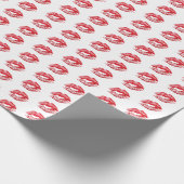 Papier Cadeau baisers rouge à lèvres (Coin)
