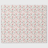 Papier Cadeau Baisers sous le gui (Plat)