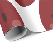 Papier Cadeau Baisse de sang (Coin rond)