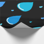 Papier Cadeau Baisses de pluie (Coin)