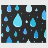 Papier Cadeau Baisses de pluie (Plat)