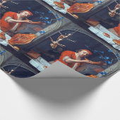 PAPIER CADEAU BAKER À FOUR ANTIQUE, BOUTIQUE DE PAIN DE BAKERY (Coin)