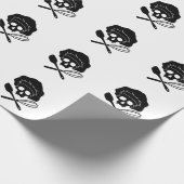Papier Cadeau Baker's Skull with Toque (Coin)