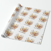 Papier Cadeau Bakery Store Pastry Chef Dessert Sweets Cake Baker (Déroulé)