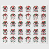 Papier Cadeau Baking Spirits Bright Funky Baking Chef Baker (Plat)
