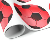 Papier Cadeau Bal de football américain ou d'association (Coin rond)