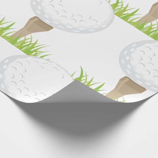 Papier Cadeau Bal de golf (Coin)