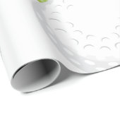 Papier Cadeau Bal de golf (Coin rond)