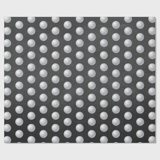 Papier Cadeau Bal de golf (Plat)