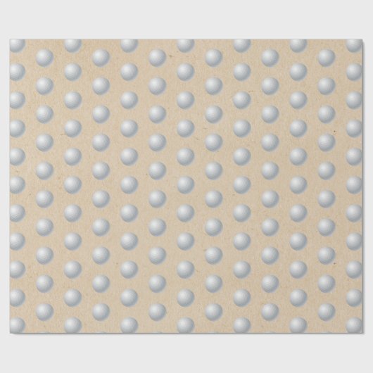 Papier Cadeau Bal de golf (Plat)