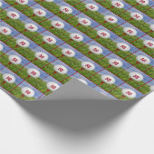 Papier Cadeau Bal de golf 50e anniversaire (Coin)