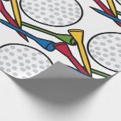 Papier Cadeau Bal de golf et Tee - shirt (Coin)