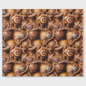 Papier Cadeau Bal oculaire Déplaisant (Plat)