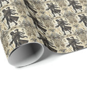 Papier Cadeau Balade de Noël (Coin rond)