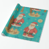 Papier Cadeau Balade SurfSide Père Noël (Déroulé)