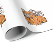 Papier Cadeau Balais d'Halloween (Coin rond)